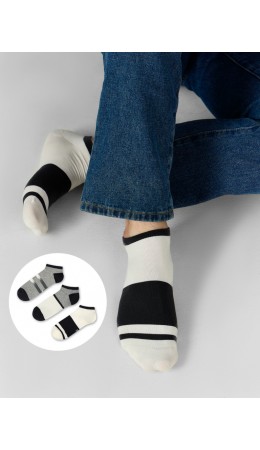 Носки молочный /сер.меланж/