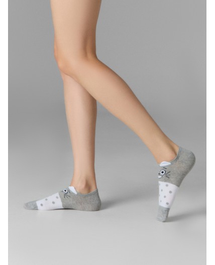 Носки серый меланж-3/