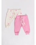 Ползунки сердечки на молоке +розовый
