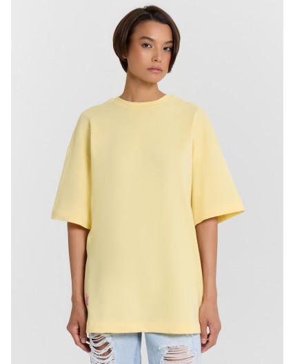 Футболка желтый +печать2