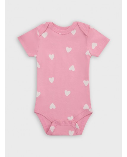 Комплект сердечки на розовом