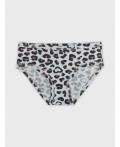 Трусы леопардовые сердечки на молоке
