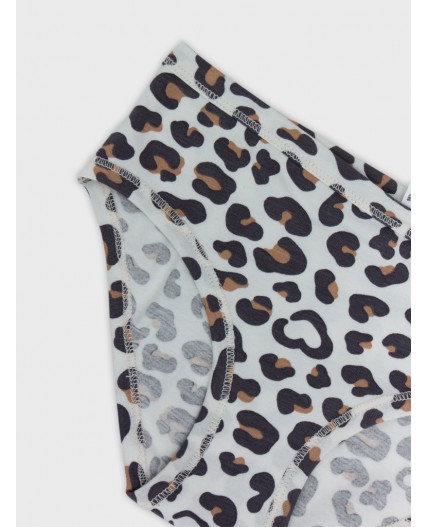Трусы леопардовые сердечки на молоке