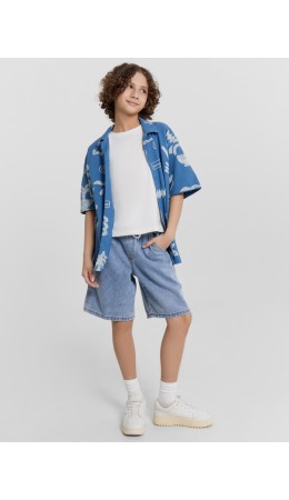 Шорты голубой