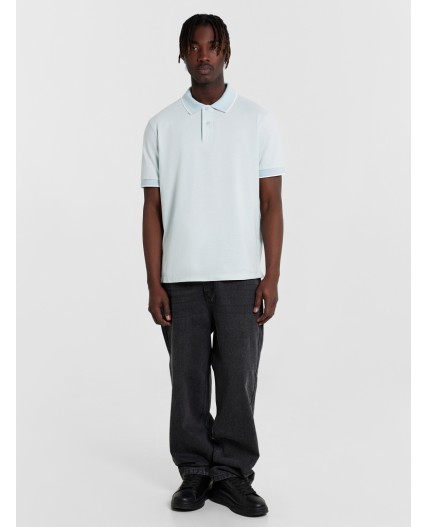 Футболка двухцветный голубая дымка