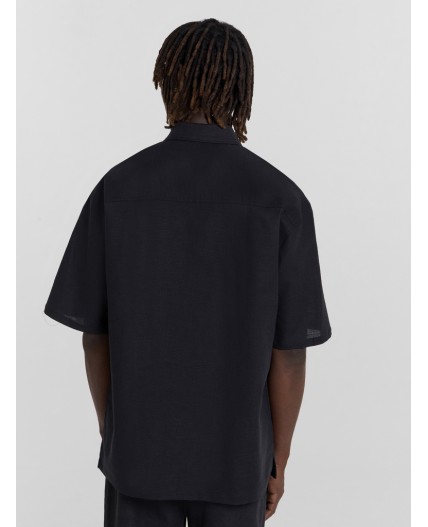 Рубашка черный +печать