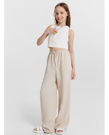 Брюки св.молочный