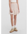 Шорты цветы на нежно -розовом