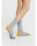 Носки серый меланж