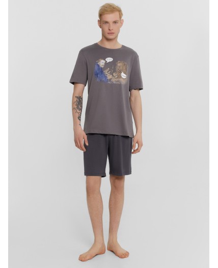 Комплект т.серый +железо +печать