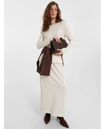 Юбка молочный