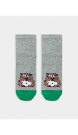 Носки серый меланж
