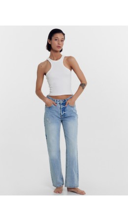 Брюки голубой