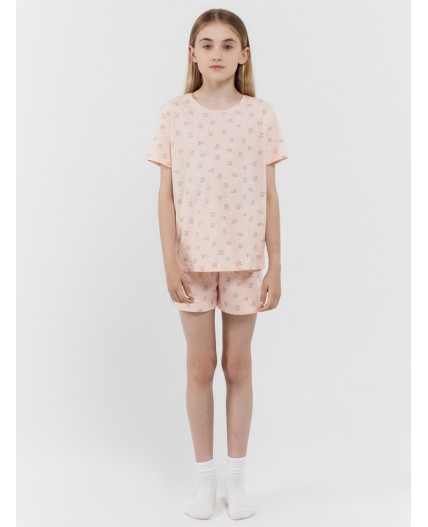 Комплект мишки на св.коралловом