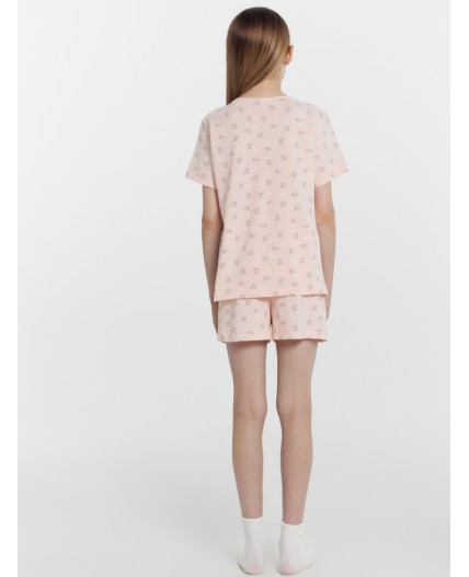 Комплект мишки на св.коралловом