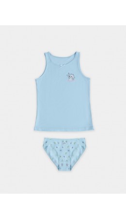 Комплект кристалл +сердечки на кристалле