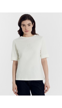 Футболка св.молочный +печать