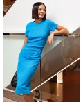 Платье ярко -синий