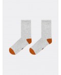 Носки св.серый меланж