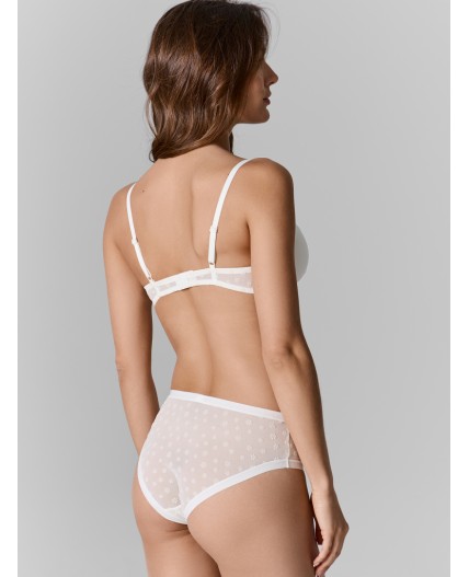 Бюстгальтер цветочки на сумрачно-белом