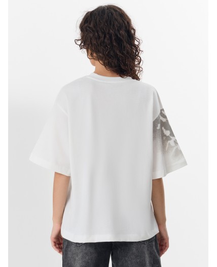 Футболка белый +печать9