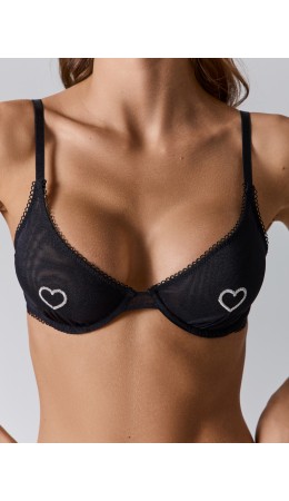 Бюстгальтер черный2