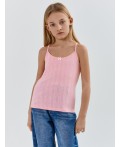 Топ розовый