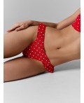 Трусы сердечки на красном