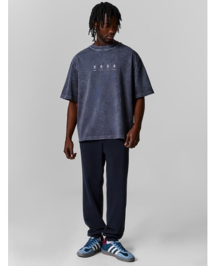 Футболка ACID WASH графит +печать