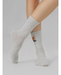 Носки св.серый меланж