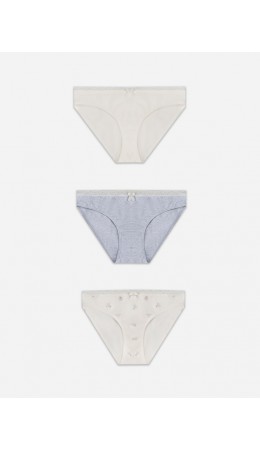 Трусы персиковые вишенки на молочном