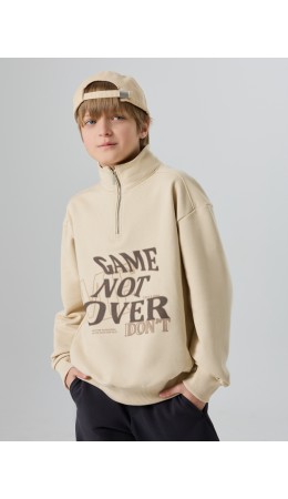 Толстовка туман +печать