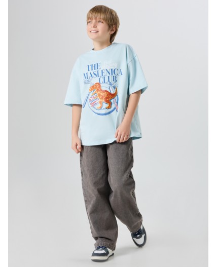 Футболка небо +печать