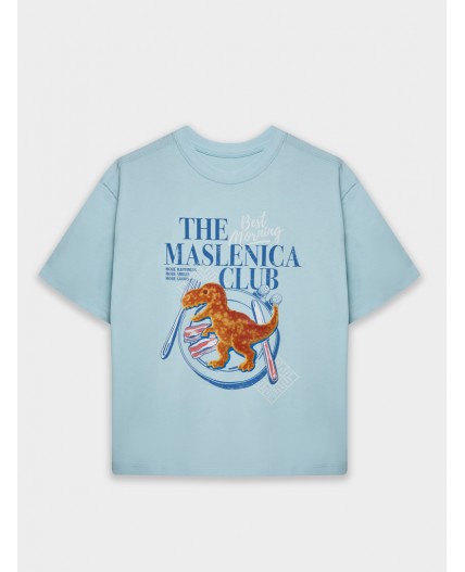 Футболка небо +печать