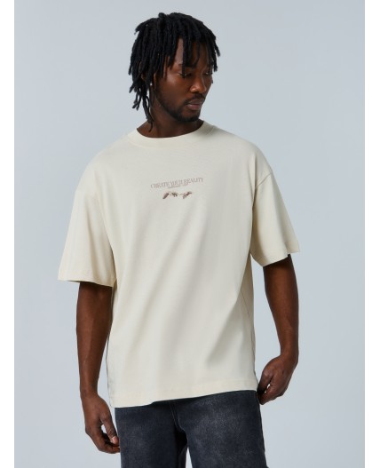 Футболка песчаное облако +печать