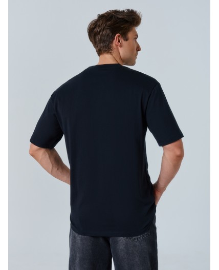 Футболка черный +печать15