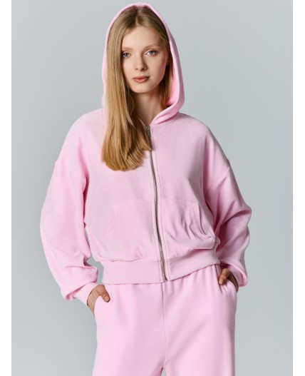 Толстовка розовое сияние