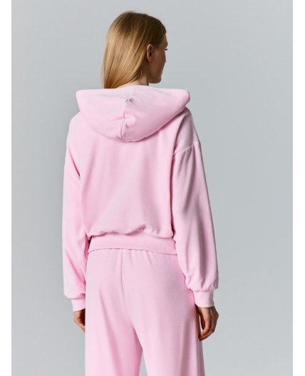 Толстовка розовое сияние