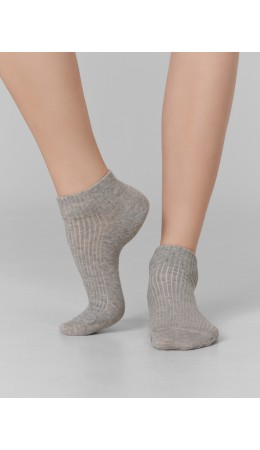 Носки серый меланж