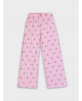 Брюки бантики на розовой полоске
