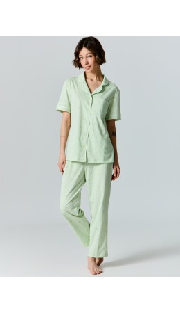 Комплект цветы на зеленой полоске