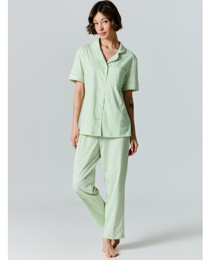 Комплект цветы на зеленой полоске