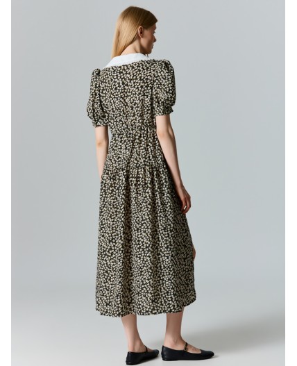 Платье мелкий цветочек