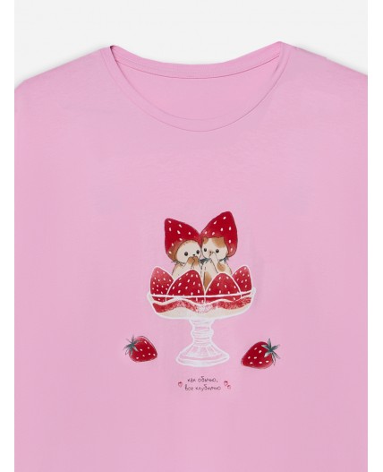 Туника орхидея +печать1