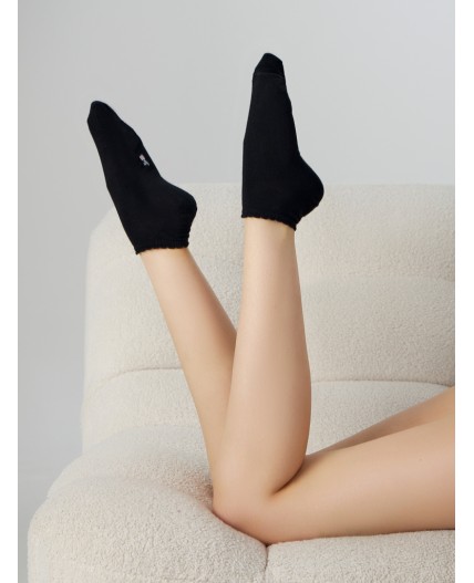 Носки белый /св.серый меланж /черный/