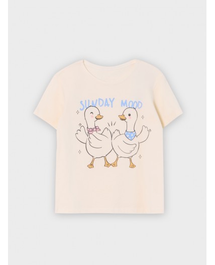 Комплект молочный +цветы на голубой полоске