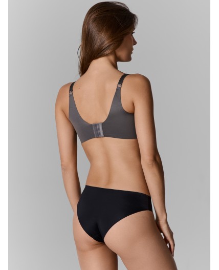 Бюстгальтер т.серый меланж