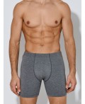 Трусы т.серый меланж