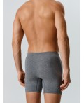 Трусы т.серый меланж