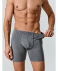 Трусы т.серый меланж